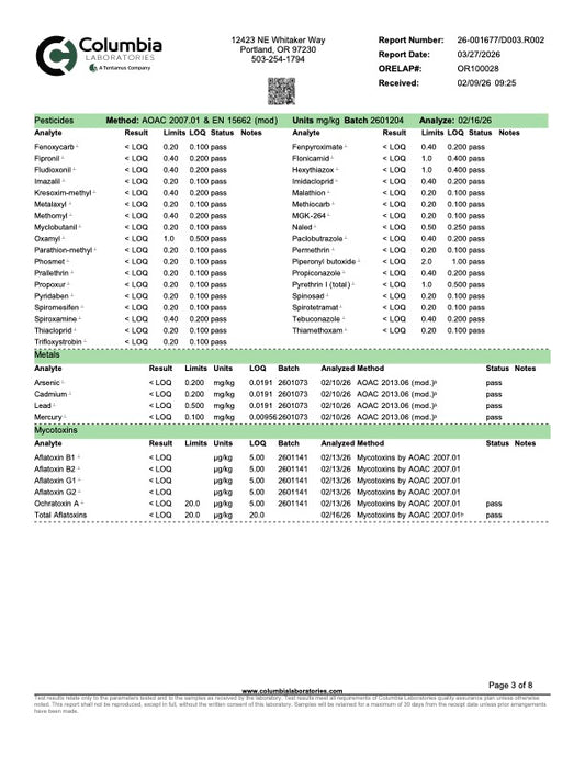 COA Tests 3
