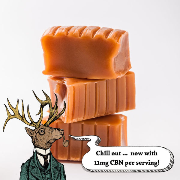 Live Resin Delta 9 + CBN Caramel (40mg) – Lucky Elk