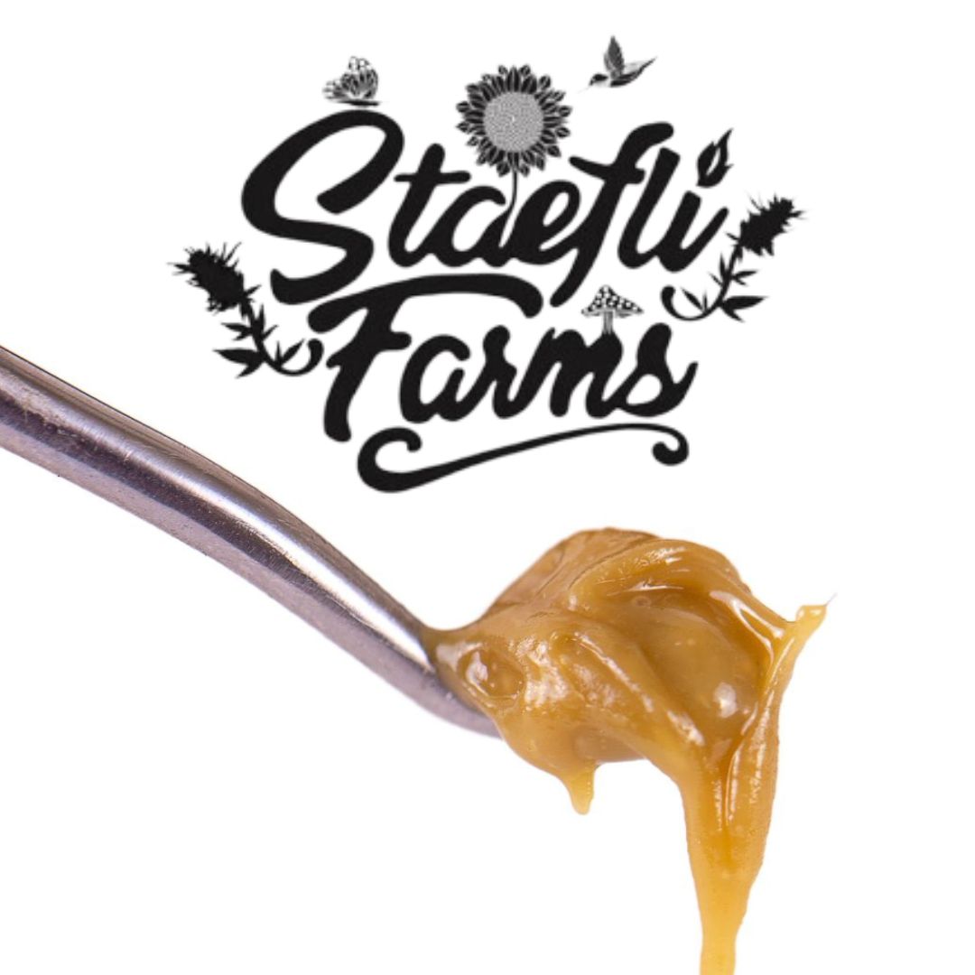 THCa Live Hash Rosin | Staefli Farms